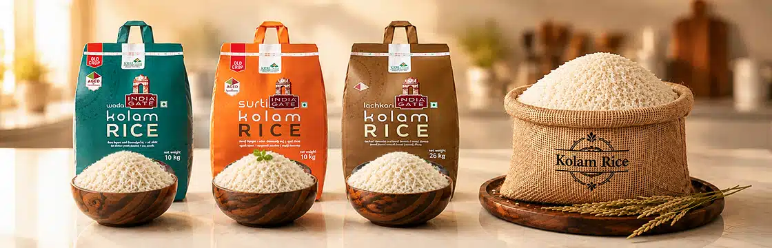 What Is Kolam Rice? Surti, Wada and Lachkari Explained