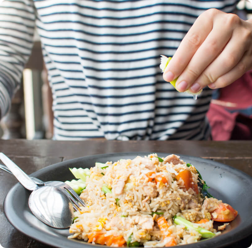 The recipe lane of experiments with basmati