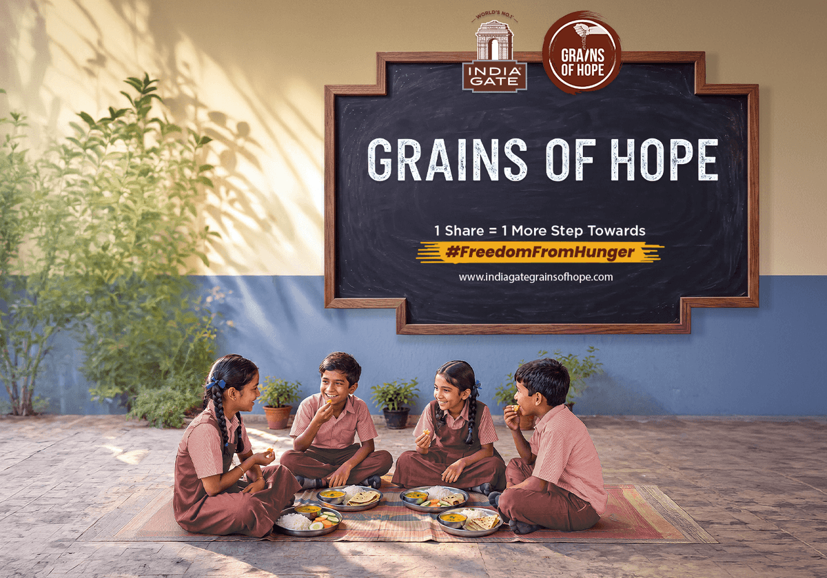 An initiative by India Gate for #FreedomFromHunger