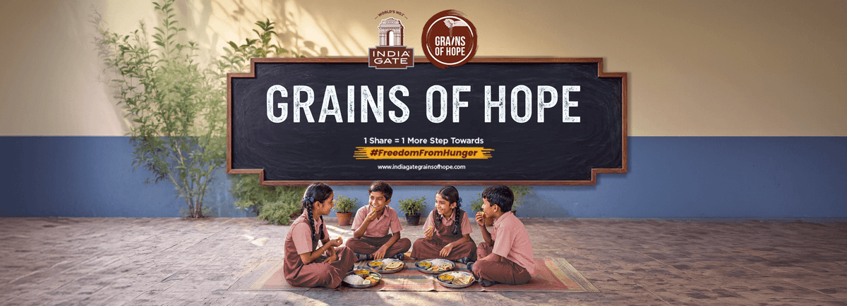 An initiative by India Gate for #FreedomFromHunger
