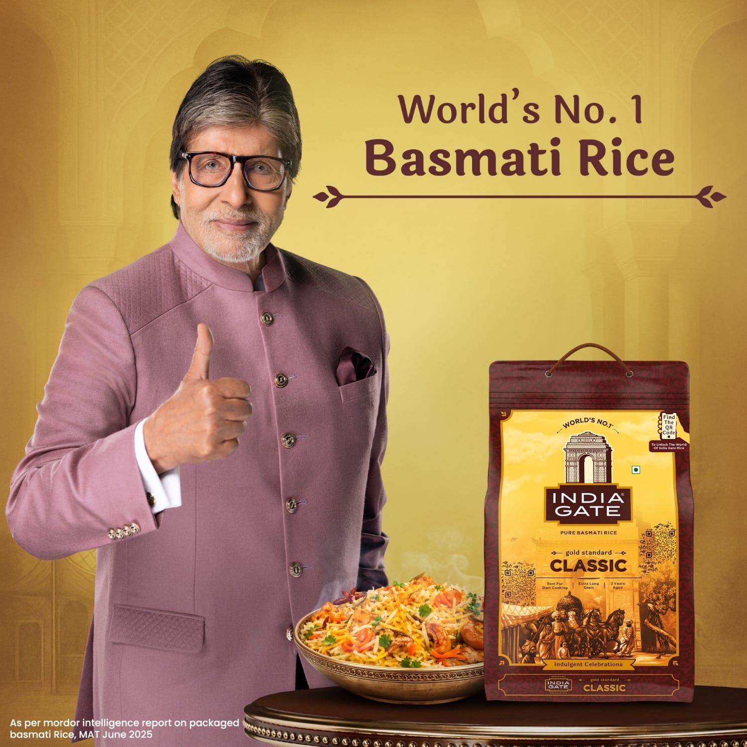 India Gate, the world's number 1 basmati rice