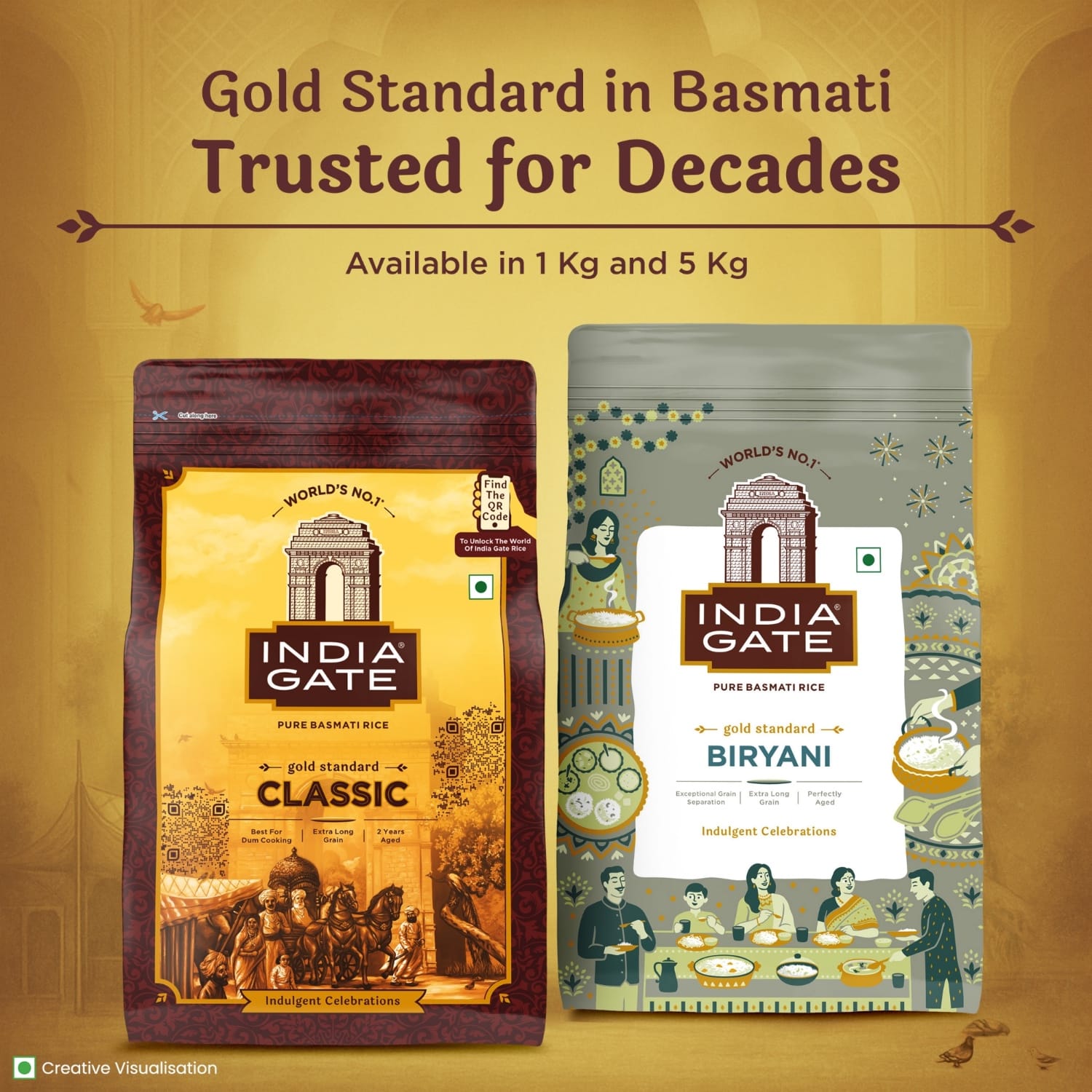 Gold standard in basmati, trusted for decades