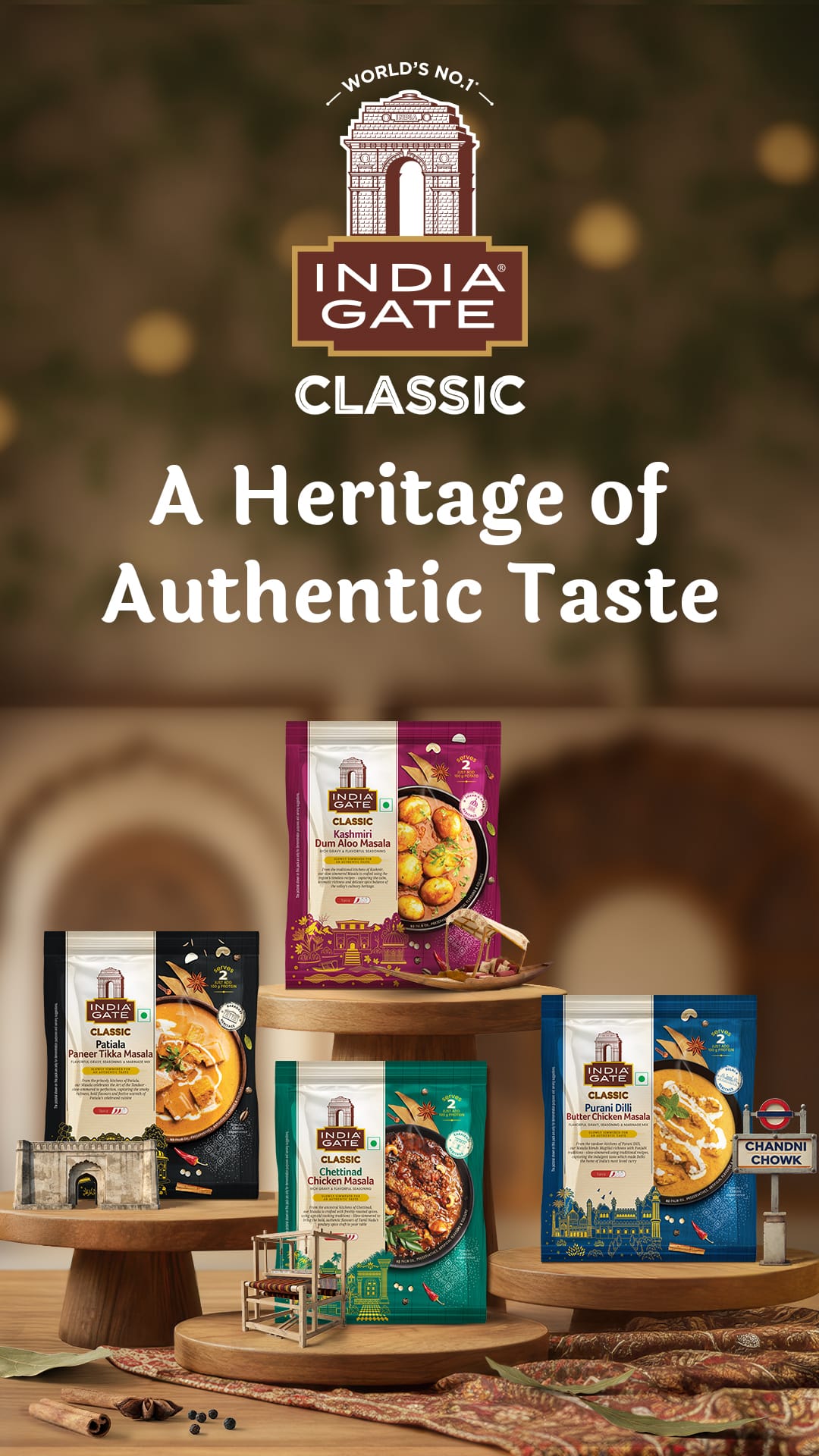 India Gate Classic masala range, a heritage of authentic taste
