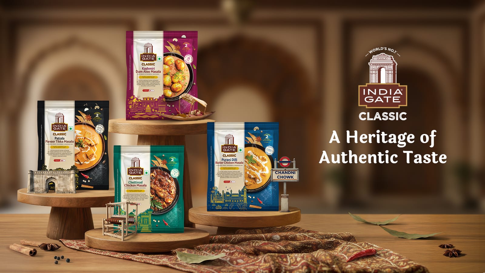 India Gate Classic masala range, a heritage of authentic taste
