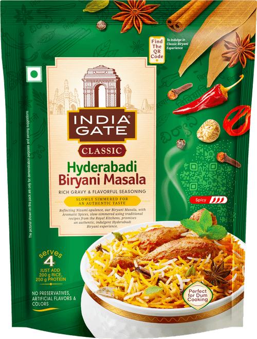 India Gate Classic Hyderabadi Biryani Masala pack