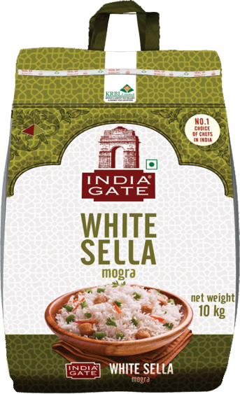 India Gate White Sella Mogra 10kg pack