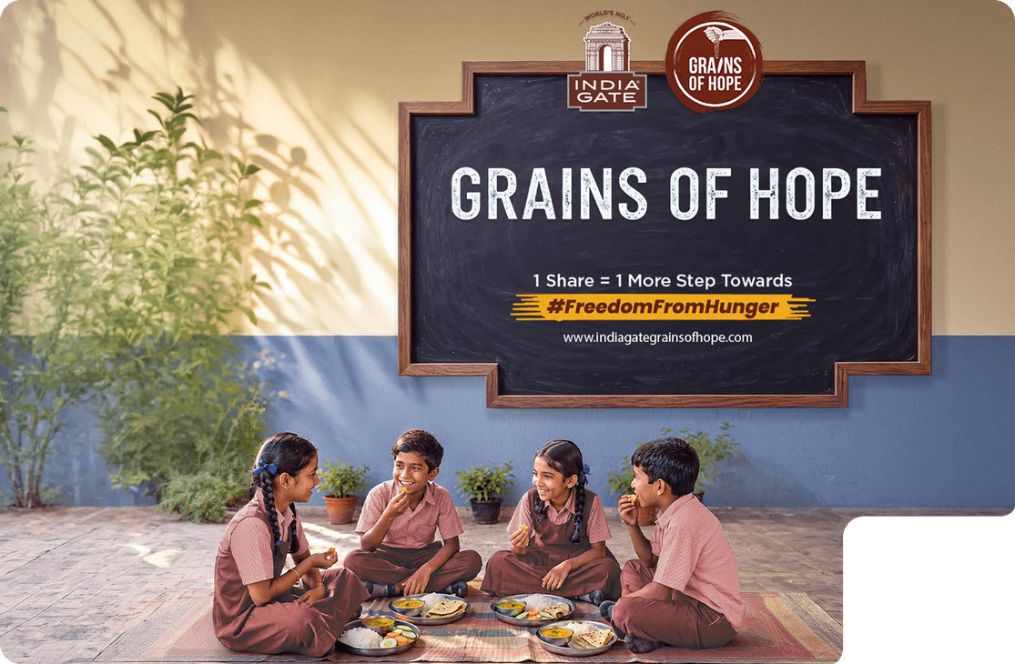India Gate Grains of Hope initiative