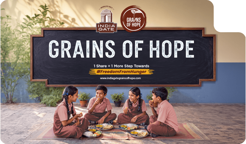 India Gate Grains of Hope initiative