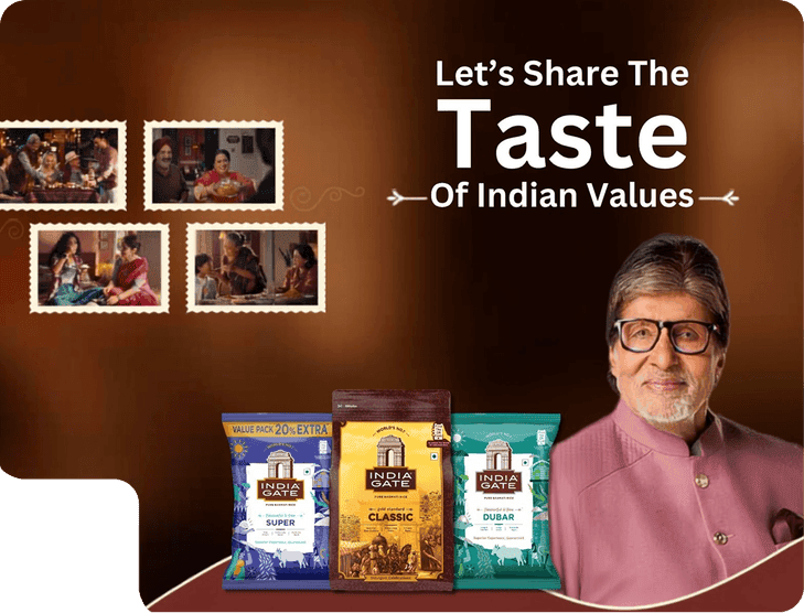 Let's share the taste of Indian values