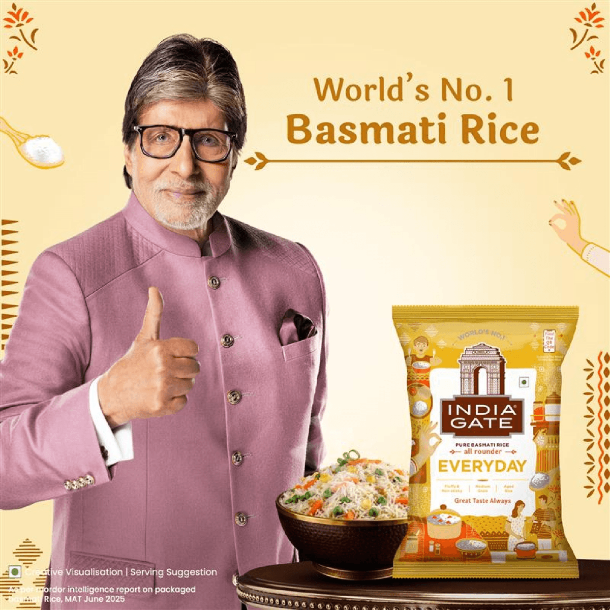 India Gate, the world's number 1 basmati rice