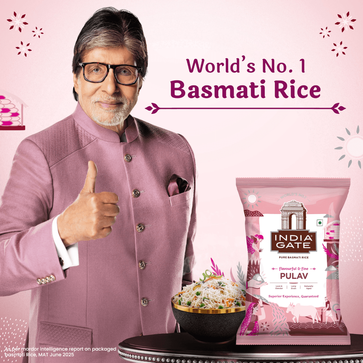India Gate, the world's number 1 basmati rice