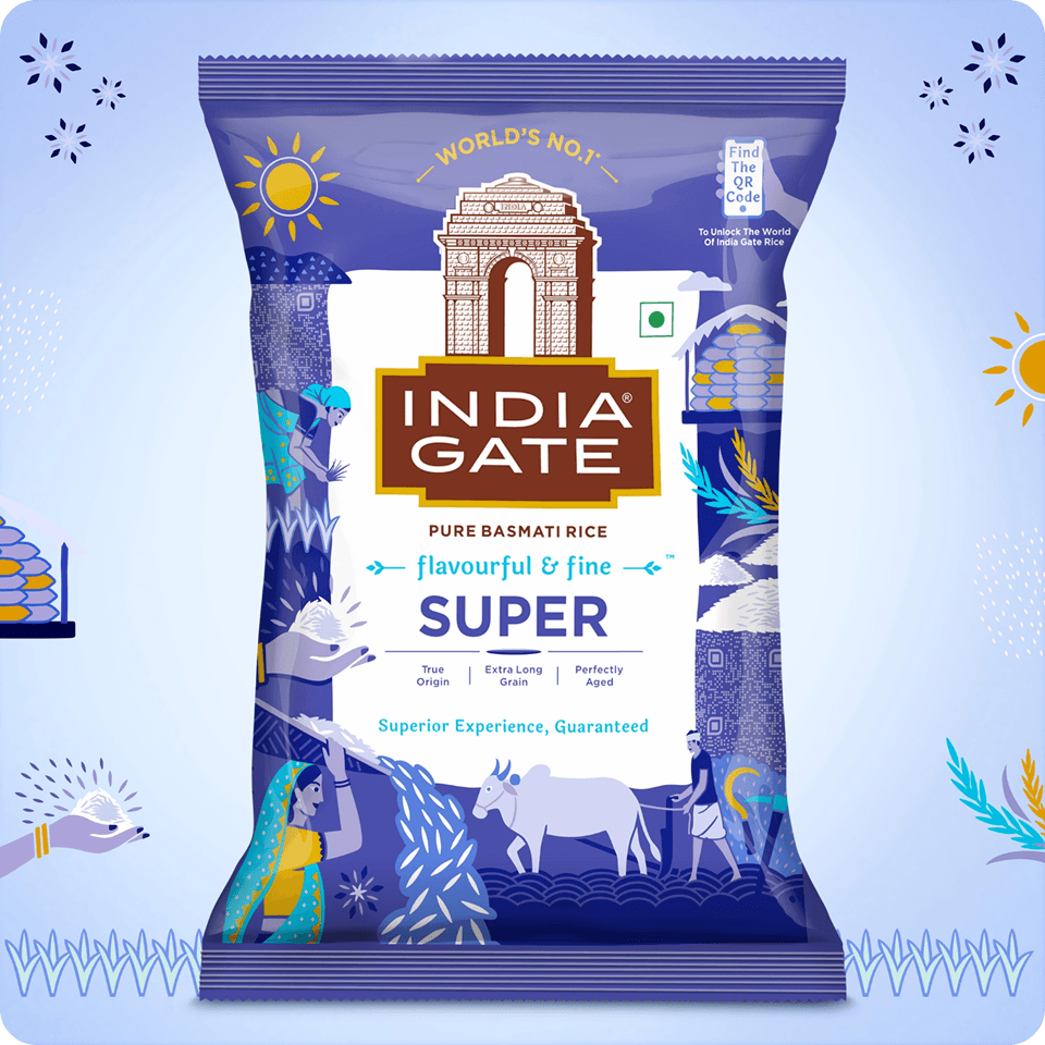India Gate Classic Pure Basmati Rice pack