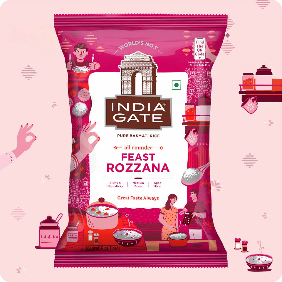 India Gate Classic Pure Basmati Rice pack