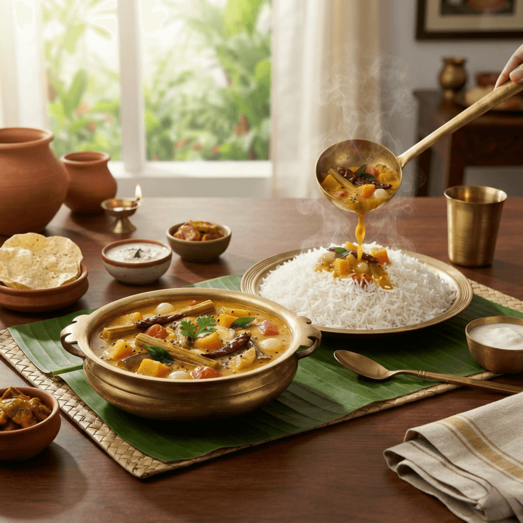 Sambhar-Rice