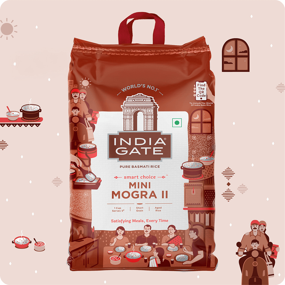 India Gate Gold Standard Biryani Basmati Rice pack