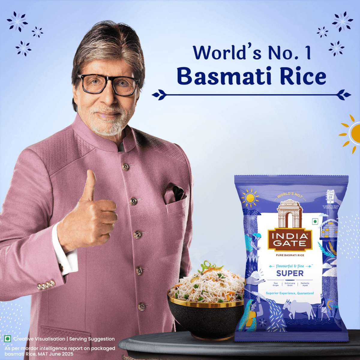 India Gate, the world's number 1 basmati rice