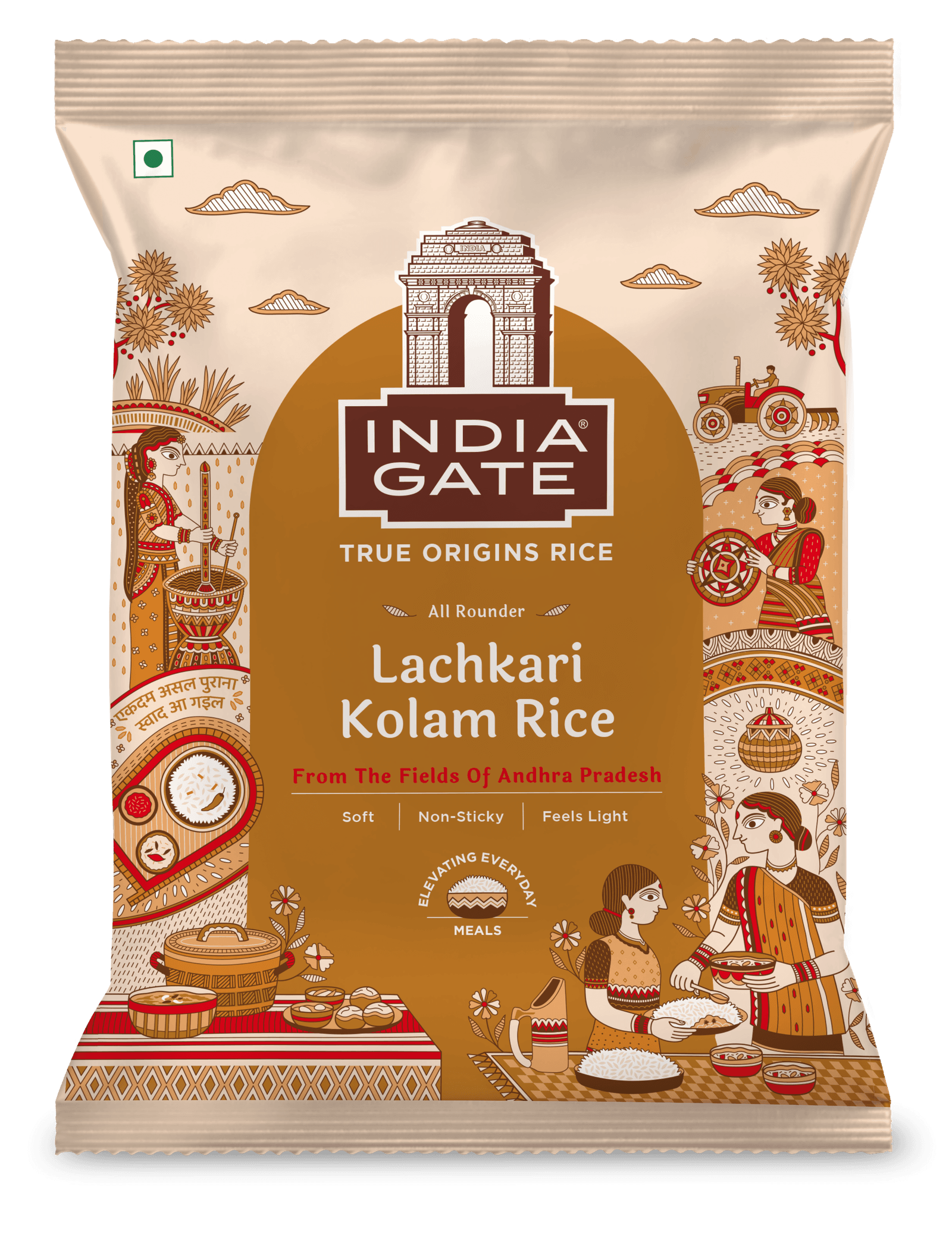 India Gate Lachkari Kolam Rice